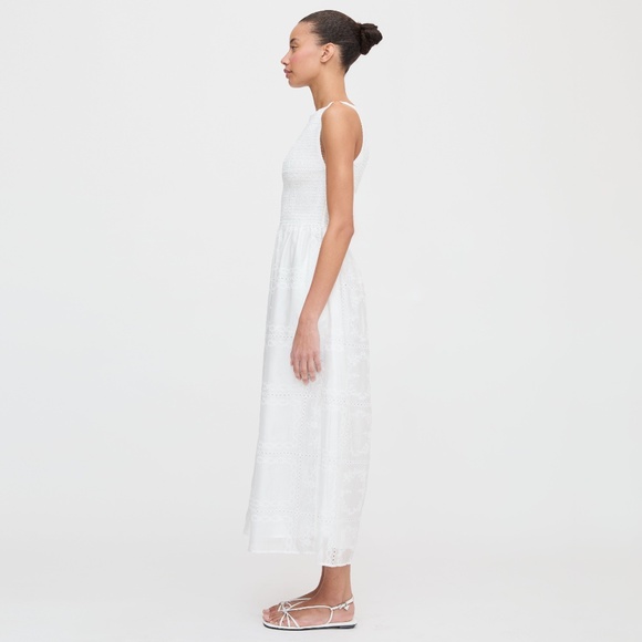 Hill House Home The Cosima Nap Dress - White Patchwork Organza Size SWhite Patch - Picture 3 of 6